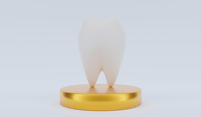 Whitening tooth treatment cleaning teeth medical dentist healthcare toothbrush treatment root whitening 3D RENDER