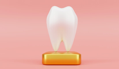 Whitening tooth treatment cleaning teeth medical dentist healthcare toothbrush treatment root whitening 3D RENDER