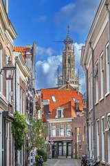 Obraz premium Street in Haarlem, Netherlands