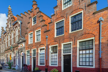 Fototapeta na wymiar Street in Haarlem, Netherlands