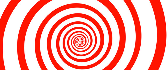 Illustration of red spiral