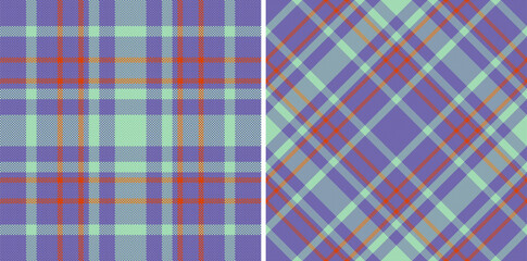 Background seamless fabric. Vector textile tartan. Plaid pattern check texture.