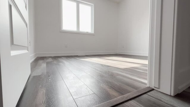 Floating floors in new build home