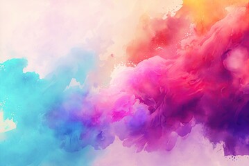 Abstract watercolor paint background. Generative AI
