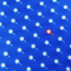 虫眼鏡　背景　パターン