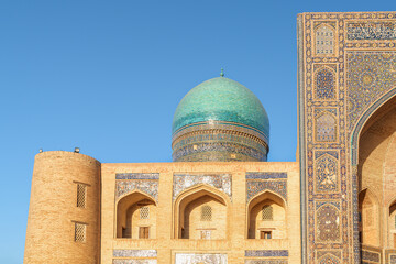 The Mir-i-Arab Madrasa at Po-i-Kalan complex in Bukhara
