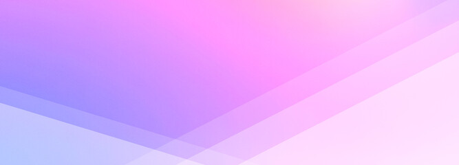 Abstract geometrical cyan pink gradient digital web horizontal banner design template blank with place for text . Straight white transparent stripes lines shapes
