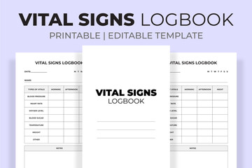 Vital Signs Logbook