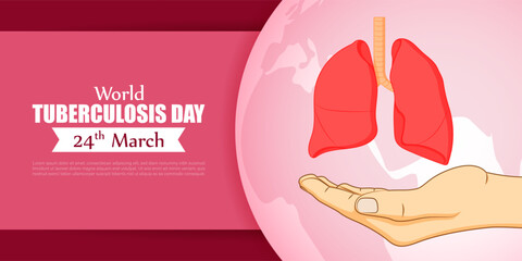 Vector illustration of World Tuberculosis Day