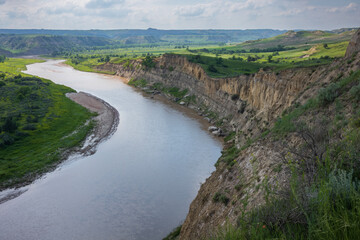 Theodore Roosevelt National Park, North Dakota, is where the Great Plains meet the rugged Badlands.