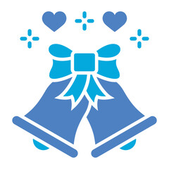 Bell Glyph Two Color Icon