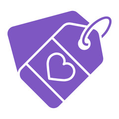 Price Tag Multicolor Glyph Icon