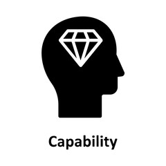 Ability, capability  Vector Icon which can easily modify or edit

