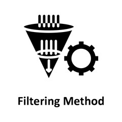  Cogwheel, filtering Vector Icon which can easily modify or edit
