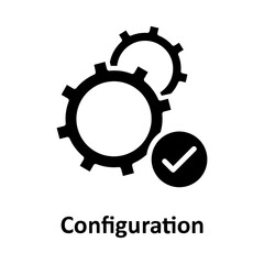 Cogs, configuration Vector Icon Fully Editable

