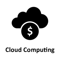 Banking, cloud computing Vector Icon which can easily modify or edit
