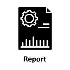 Business report, document Vector Icon which can easily modify or edit