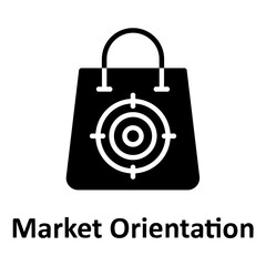 Market orientation, marketing Vector Icon which can easily modify or edit

