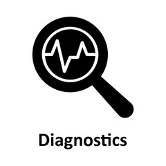 Analytics, diagnostics Vector Icon

