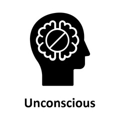 Asleep, head Vector Icon

