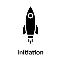 Initiation, launch Vector Icon

