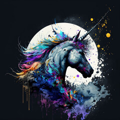 "Transform Your Room with Unicorn and Moon Wall Decor"	