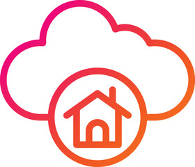 Smart house Vector Icon Design Illustration