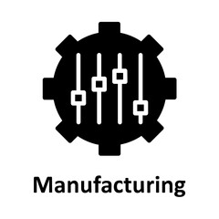 Cog, manufacturing Vector Icon

