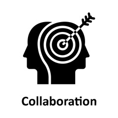 Collaboration, cooperate Vector Icon


