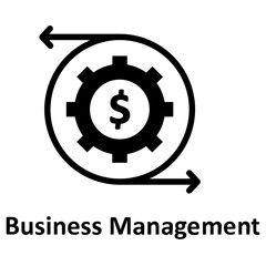 Business, business management Vector Icon

