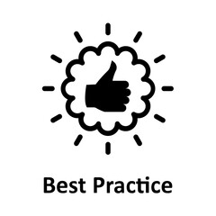 Best, best practice Vector Icon
