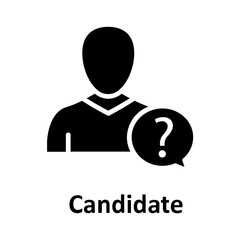 Avatar, candidate Vector Icon

