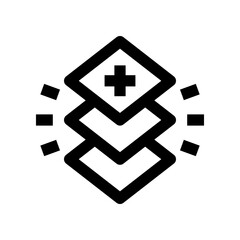 layer icon for your website, mobile, presentation, and logo design.