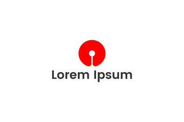 vector flat logo templet. modern, simple, minimal, stylish logo for business and company