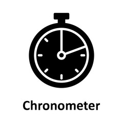 Chronometer, counter Vector Icon

