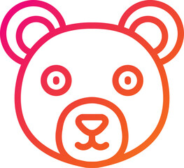 Bear Vector Icon Design Illustration