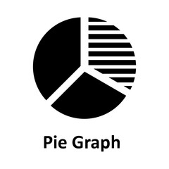 Diagram, pie chart Vector Icon
