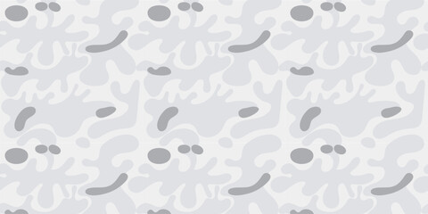 Camouflage seamless pattern. Ideal military background for camouflage in the snow. Khaki color texture, military army design