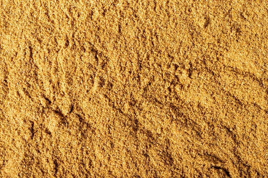 Powdered cumin spice. Heaps of cumin spice. Food background. Dry spice concept. close up