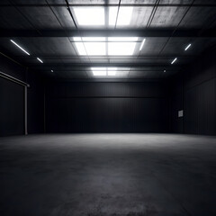 mock up, empty space, wearhouse. copy space, concept