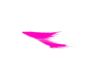 Beautiful isolated pink brush for draw
