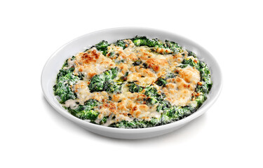 spinach with bechamel gratin