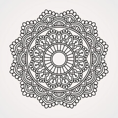 mandala flower ornamental pattern. suitable for henna, tattoos, photos, coloring books. islam, hindu,Buddha, india, pakistan, chinese, arab