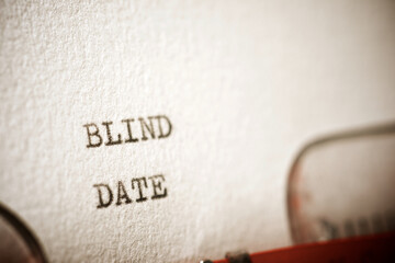 Blind date text