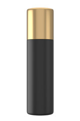 Obraz premium skincare tube bottle mockup packaging in black gold