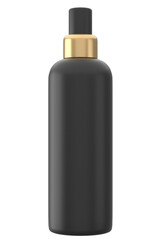 skincare pet spray mockup packaging in black gold