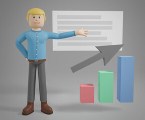 worker with clipboard diagram