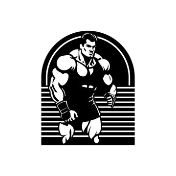 fighter logo illustration