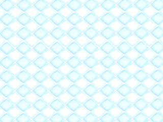 モコモコとした柔らかな菱形タイルの青色背景壁紙