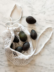 The painted heart flour on scattered white flour